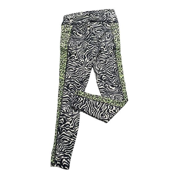 Fabletics Powerhold leggings Marbled Zebra/Highlighter Wavy Cheetah size S - Picture 4 of 12